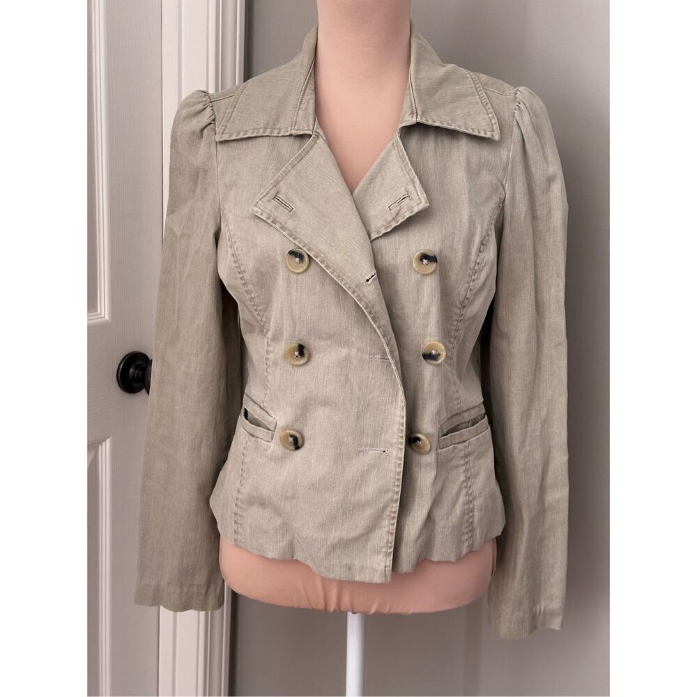 Old Navy canvas double breast blazer